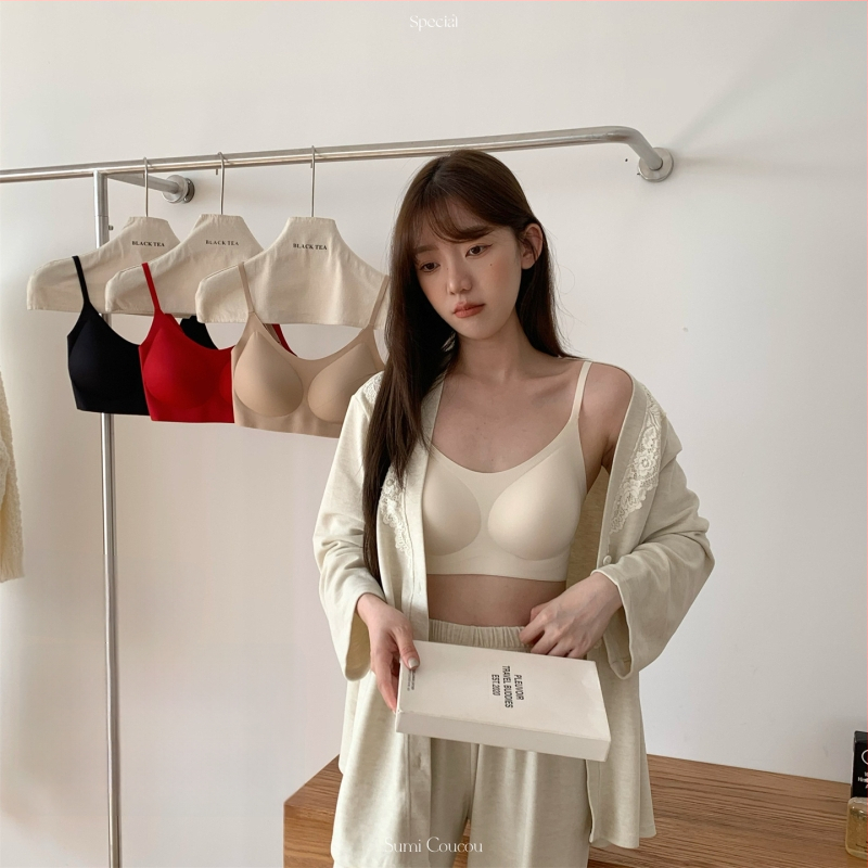 Kamizolės stiliaus liemenėlė, modalinis audinys, mulberry šilko įdaila, 3/4 puodeliai, ploni formuoti puodeliai, nematomas dizainas