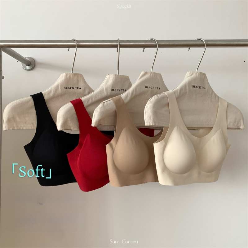 Kamizolės stiliaus liemenėlė, modalinis audinys, mulberry šilko įdaila, 3/4 puodeliai, ploni formuoti puodeliai, nematomas dizainas