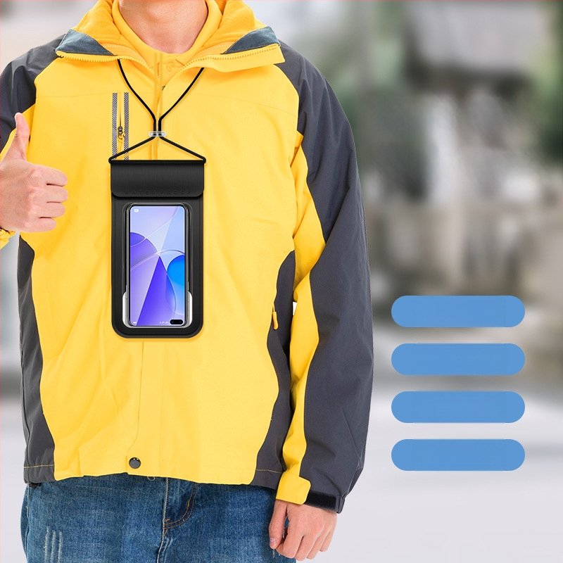 Vodootporna futrola za telefon s dodirnim zaslonom, 7,2 inča, pogodna za plivanje, ronjenje i rafting