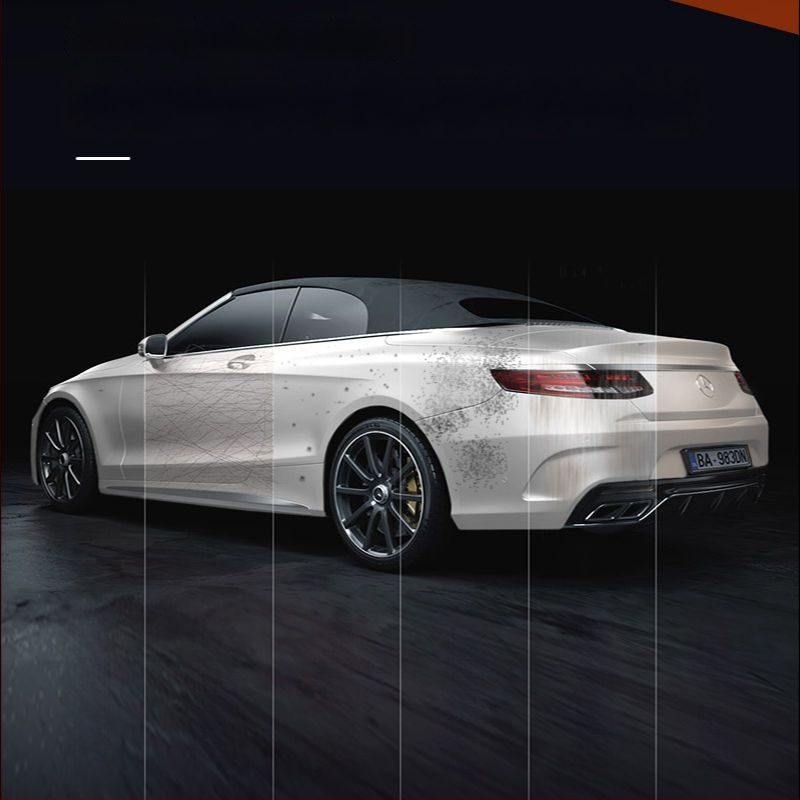 Hongpengfa K-serijos automobilių plėvelės valymo priemonė; pašalina dėmes, vabzdžių klijus ir medienos dervas; valo vandens dėmes ir vandens ženklus ant dažų paviršiaus; galiojimo laikas 3 metai