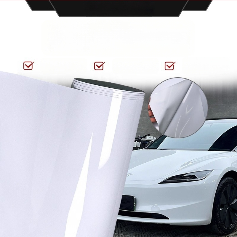 PET lipni plėvelė viso transporto priemonių dengimui, automobiliams ir motociklams, prekės ženklas Tainier, 5 metų garantija