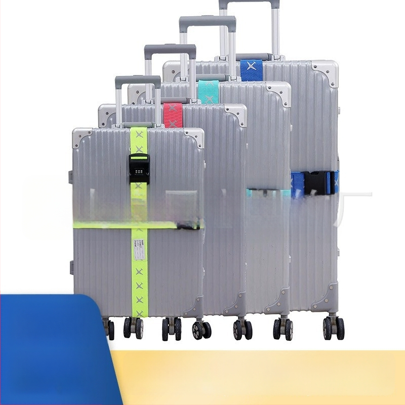 Neilona bagāžas siksnas, lidmašīnas stilā, svītru raksts; ūdensizturīgas, ultraleikas