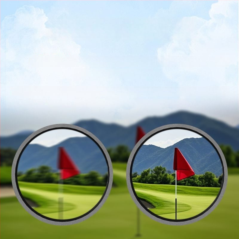 Golf laser mjerač udaljenosti s infracrvenim ručnim mjeračem, visoka preciznost mjerenja udaljenosti, kuta i visine