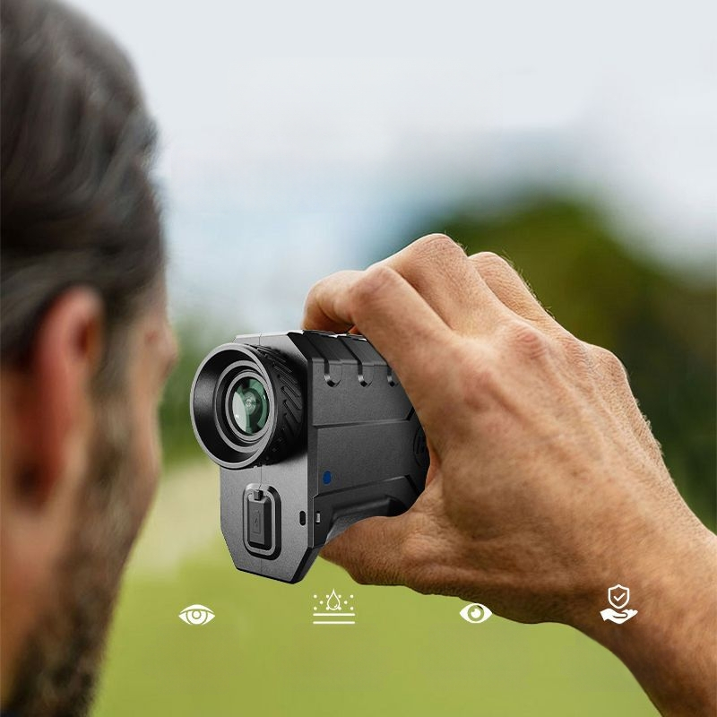 Golf laser mjerač udaljenosti s infracrvenim ručnim mjeračem, visoka preciznost mjerenja udaljenosti, kuta i visine