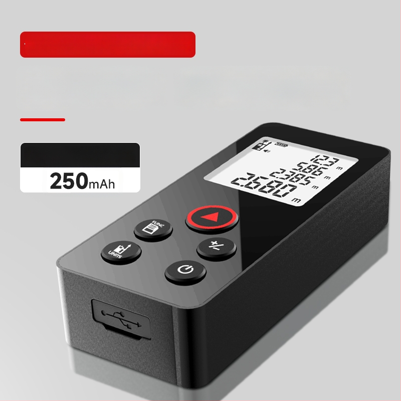 Peak of Rice N40puls nešiojamas infraraudonųjų spindulių lazerinis atstumo matuoklis tiksliai matuoja plotus ir atstumus