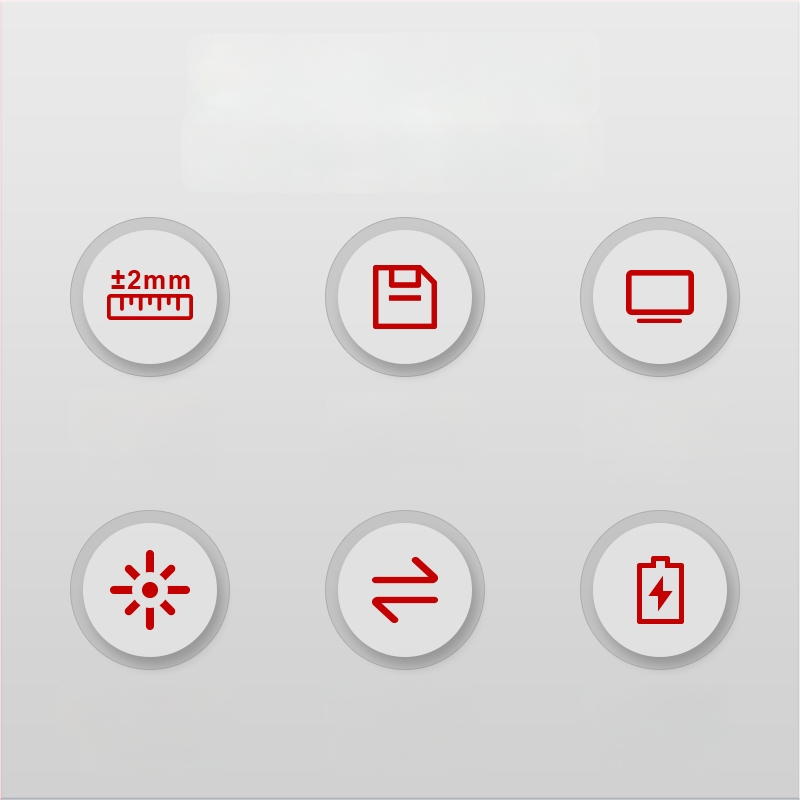 Peak of Rice N40puls nešiojamas infraraudonųjų spindulių lazerinis atstumo matuoklis tiksliai matuoja plotus ir atstumus