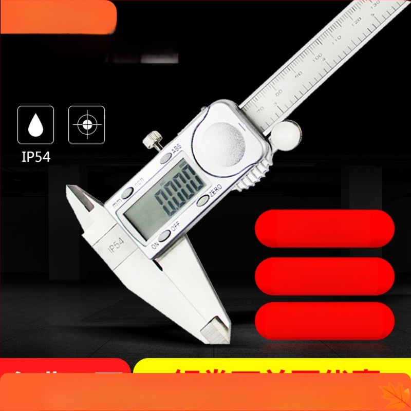 Tema digitalni Vernier kaliper 0–150–200–300 mm, visoka preciznost, industrijski alat