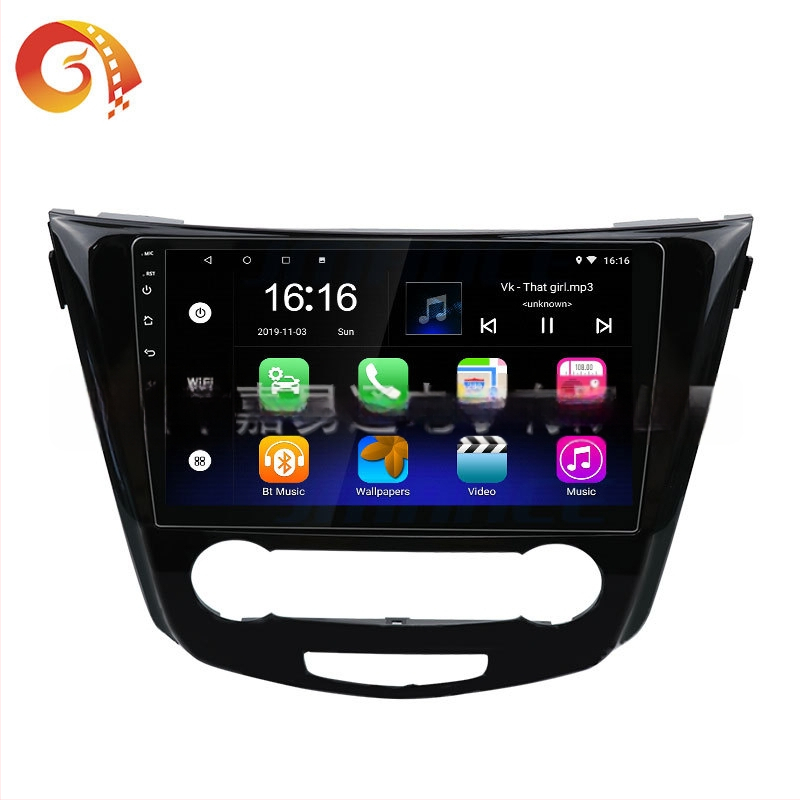 Nissan Qashqai automobilių navigacija su OLED ekranu, 16GB atmintis, 12V maitinimas, 1080P vaizdo atkūrimas, galinė vaizdo kamera