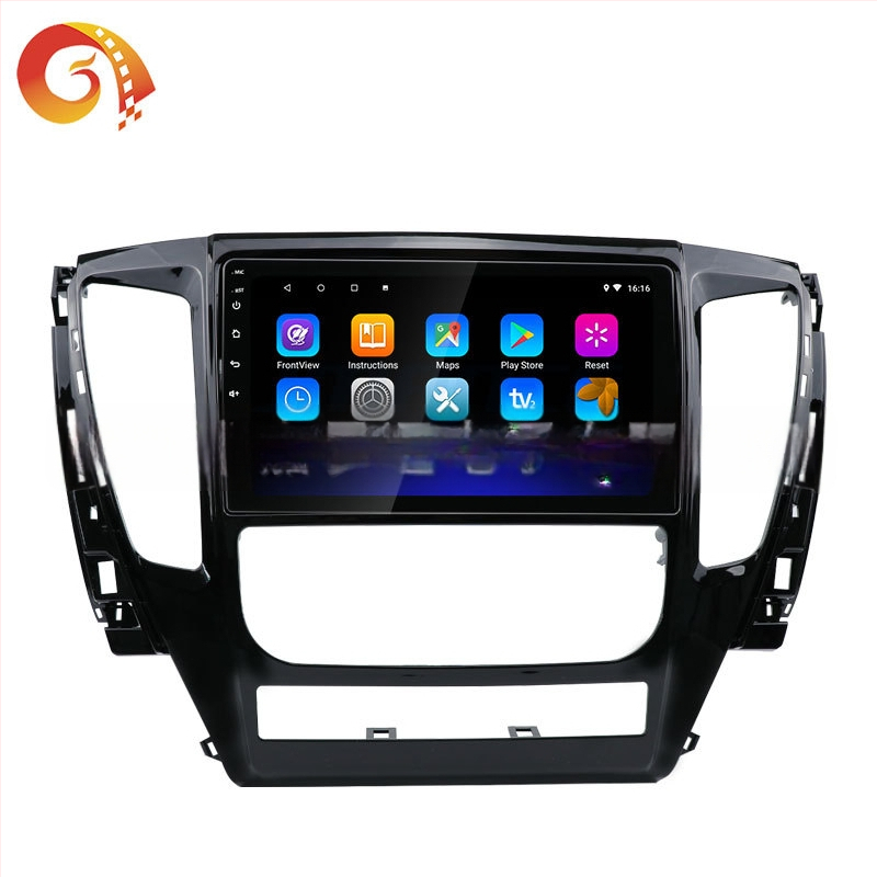 Mitsubishi Pajero automobilių navigacijos Android MP5 grotuvas su atbuline kamera ir Bluetooth muzika, 16GB atmintis, 12V maitinimas