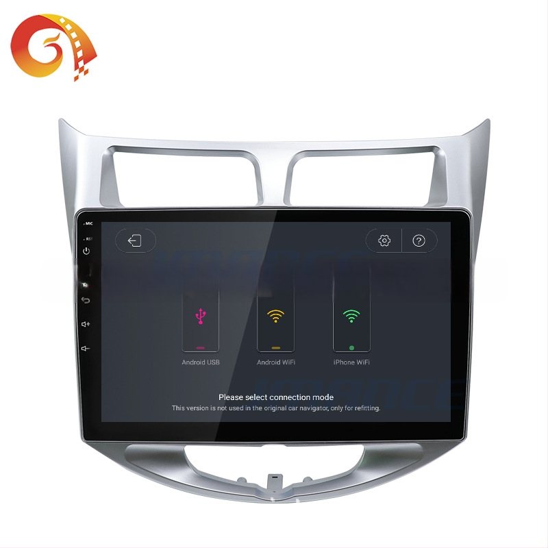 Automobilinė navigacinė Android MP5 įranga Hyundai Reina su atbulinės eigos kamera, Bluetooth muzika, modelis 9011, 16GB, 12V, OLED ekranas, 1080P