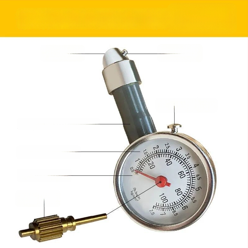 Padangų slėgio matuoklis, aukšta precizija, nešiojamas, automobilio padangų slėgio detektorius