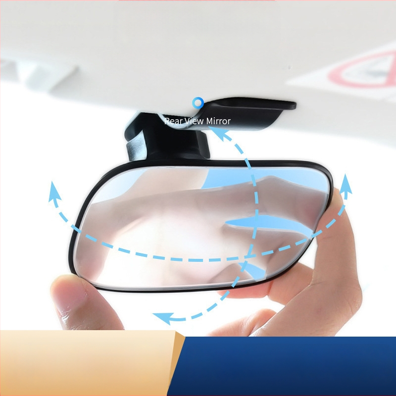 Automašīnas iekšējais atpakaļskata spogulis ar plašu skata leņķi un izliekto lēcu, universāla savietojamība, zīdaiņa novērošanas spogulis