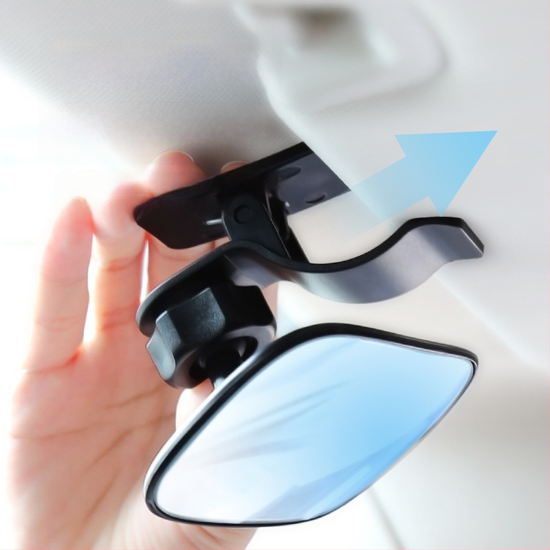 Automašīnas iekšējais atpakaļskata spogulis ar plašu skata leņķi un izliekto lēcu, universāla savietojamība, zīdaiņa novērošanas spogulis