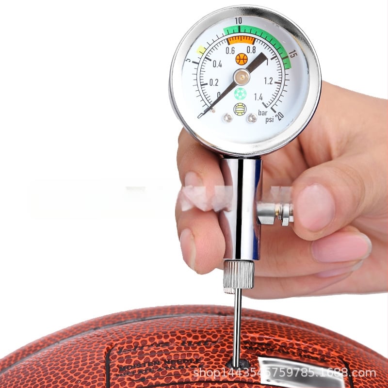 Metāla bumbas spiediena mērītājs futbolam - mehānisks, apmācību palīgs, Independent