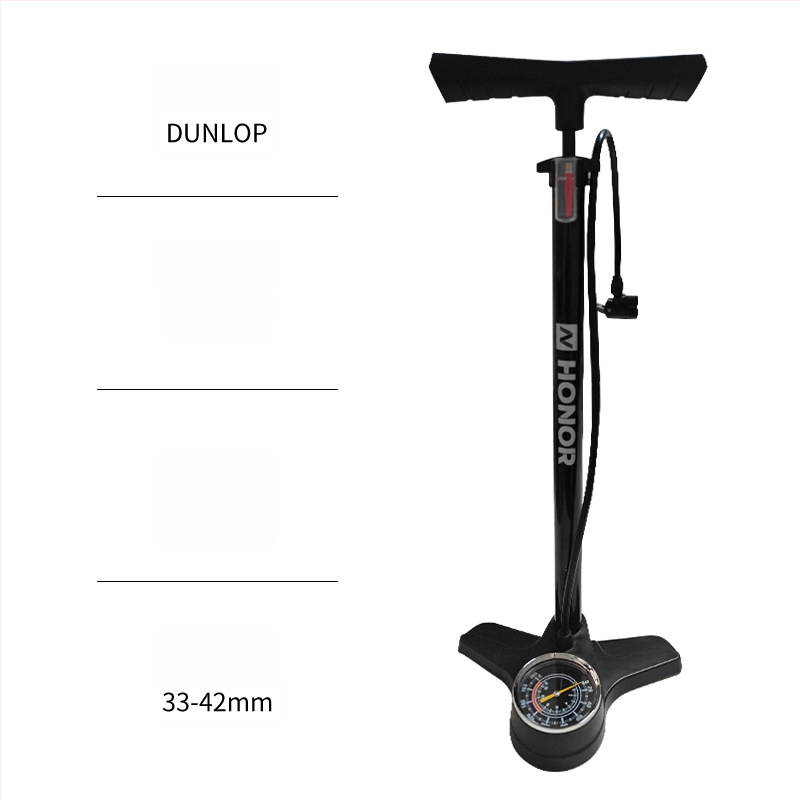 Rokas inflators ar spiediena mērītāju, daudzfunkcionāls, piemērots velosipēdiem, elektriskajiem automobiļiem un motocikliem — modelis DQ8 6532K, materiāls: dzelzs, svars 851 g