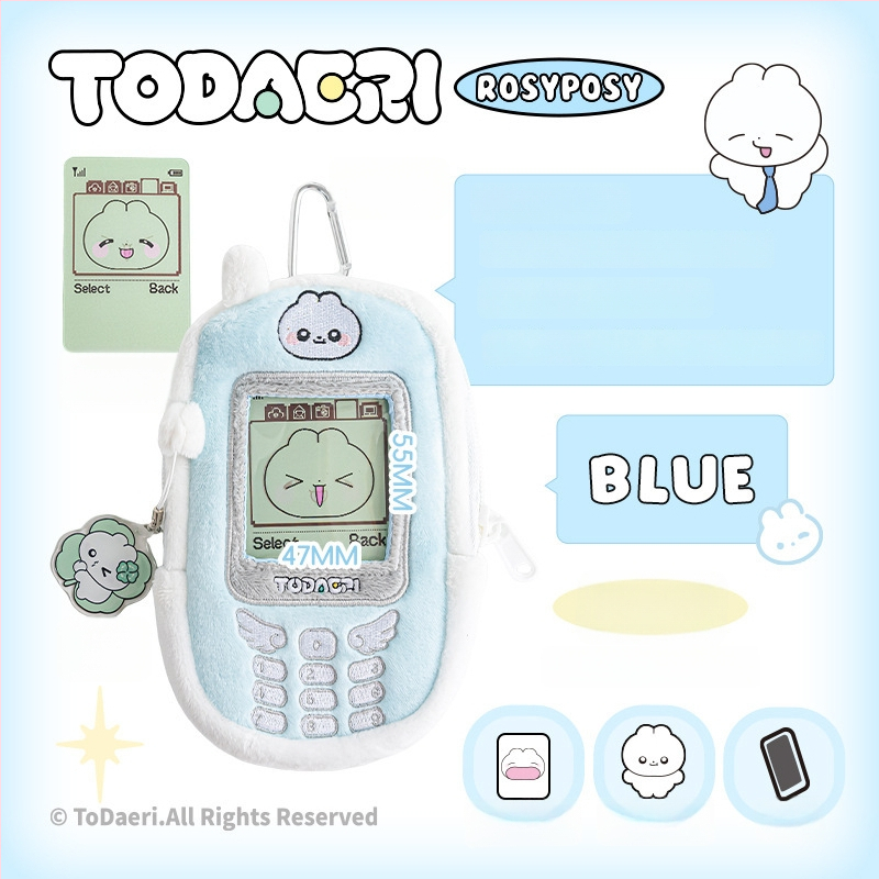 RosyPosy Rabbit Agent Kortelių laikiklis su pakabuku – Mažas kortelių rinkinys, dovana kolegoms, draugams, vaikams, bendraklasiams