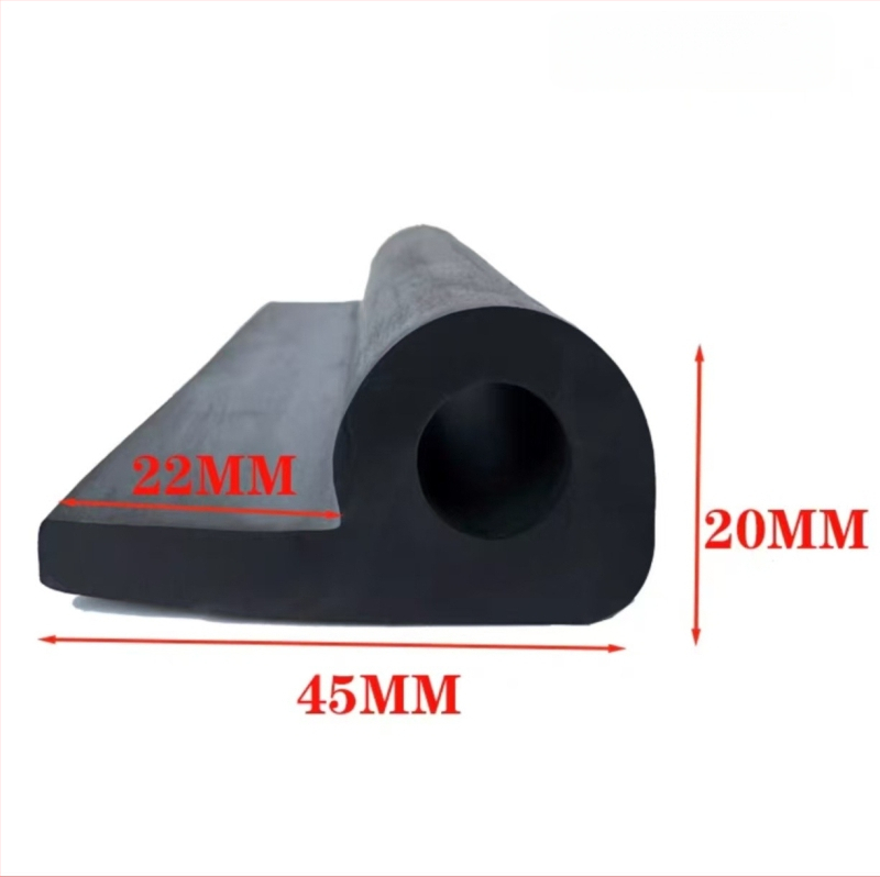 Automobilių sandarinimo juosta sunkvežimiams, P tipo, U formos galinės durys, 20 mm guminė juosta