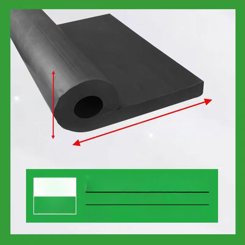 Automobilių sandarinimo juosta sunkvežimiams, P tipo, U formos galinės durys, 20 mm guminė juosta