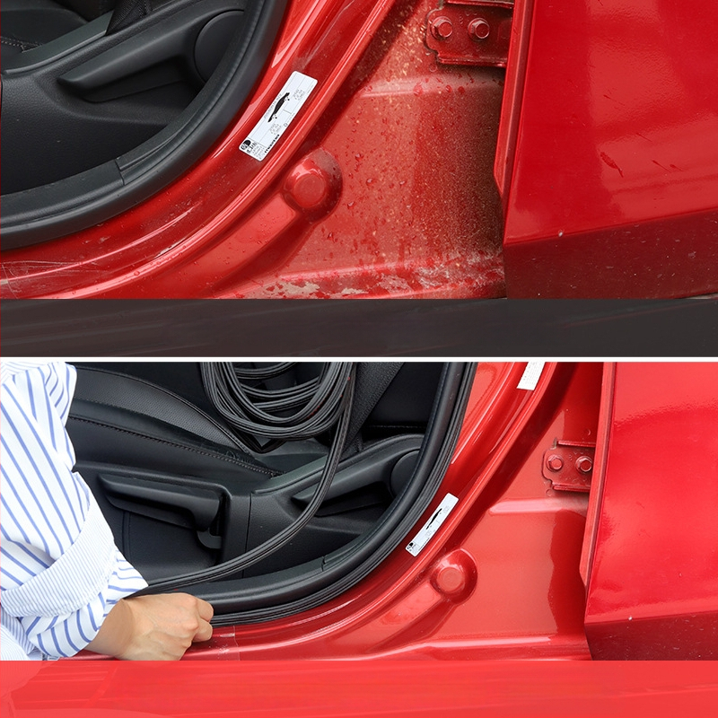 Automobilio durų tarpiklis garso izoliacijai, dviejų sluoksnių, dulkių ir triukšmo mažinimas, modelis no41, originalios gamyklos atitikimas