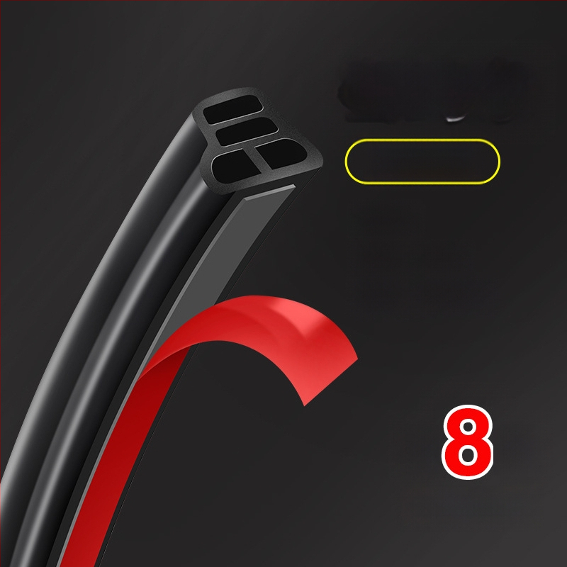 Automobilio durų tarpiklis garso izoliacijai, dviejų sluoksnių, dulkių ir triukšmo mažinimas, modelis no41, originalios gamyklos atitikimas