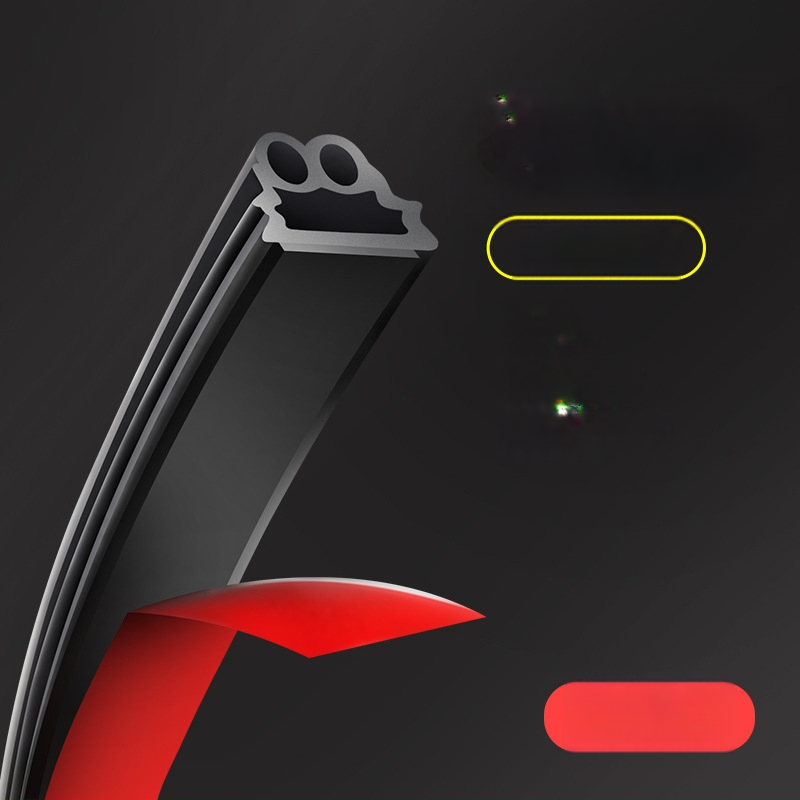 Automobilio durų tarpiklis garso izoliacijai, dviejų sluoksnių, dulkių ir triukšmo mažinimas, modelis no41, originalios gamyklos atitikimas