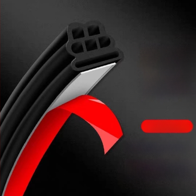 Guminė automobilių durų tarpinė, silikonas, dviejų sluoksnių tarpinė B stulpeliui, priekinė gaubto dalis ir galinė daiktadėžė, modelis GS380