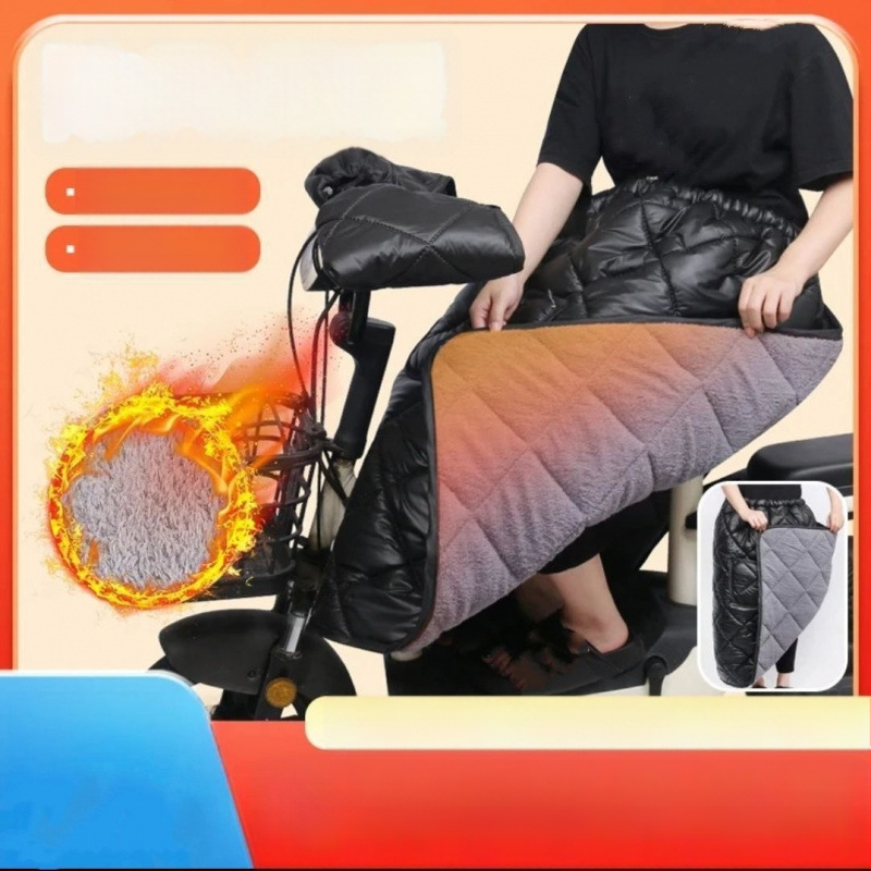 Vėjo atspari kelio skiautė elektriniam dviraliui; plastikinė konstrukcija, atspari vandeniui, galimybė logotipą spausdinti