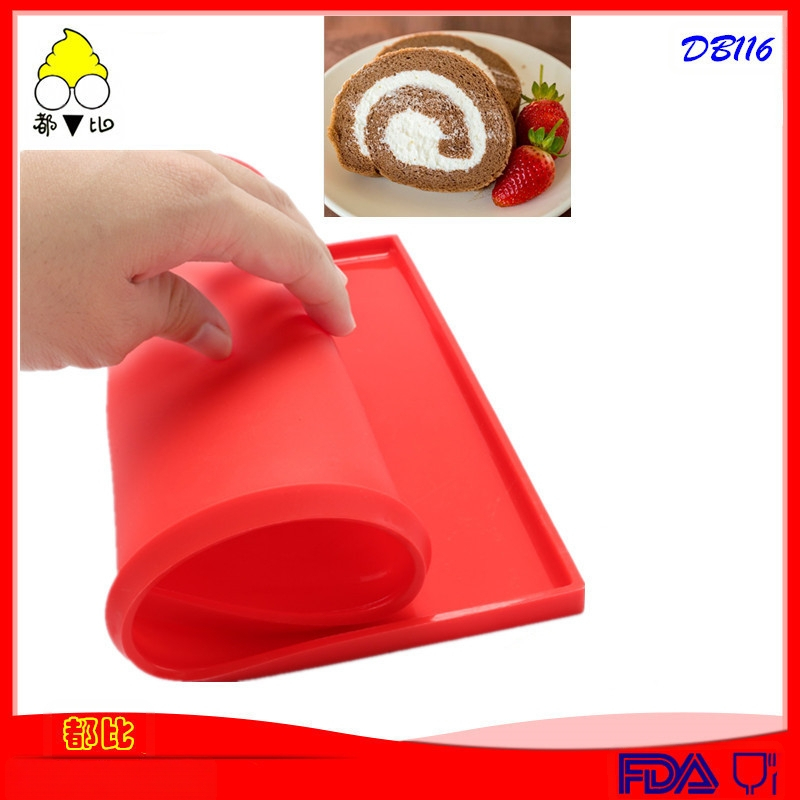 Silikonska forma za švicarski rolat, pravokutna, dvostrana za pečenje