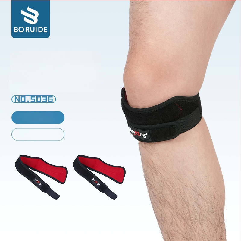Põlvetugevuse kaitse patella-riba ja Velcroga – Spandex materjalist täiskasvanutele, sobib korvpallile, matkamiseks ja jalgrattasõidule