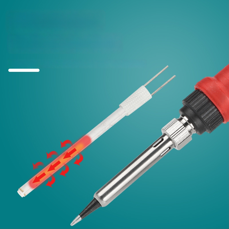 Namų naudojimui skirtas elektrinis litavimo rinkinys su litavimo geležimi ir litavimo pistoletu, profesionalios kokybės