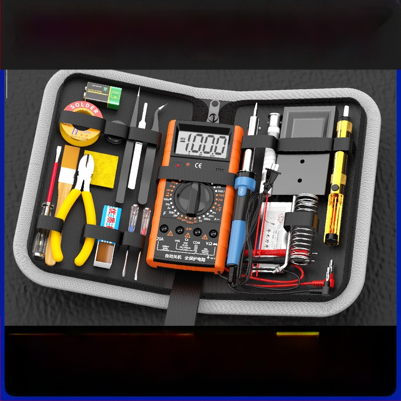 Profesionalus rinkinys: multitesteris ir litavimo įrankis su įrankių dėže, pastovaus temperatūros valdymas, namų ir studentų naudojimui — Ye xuan