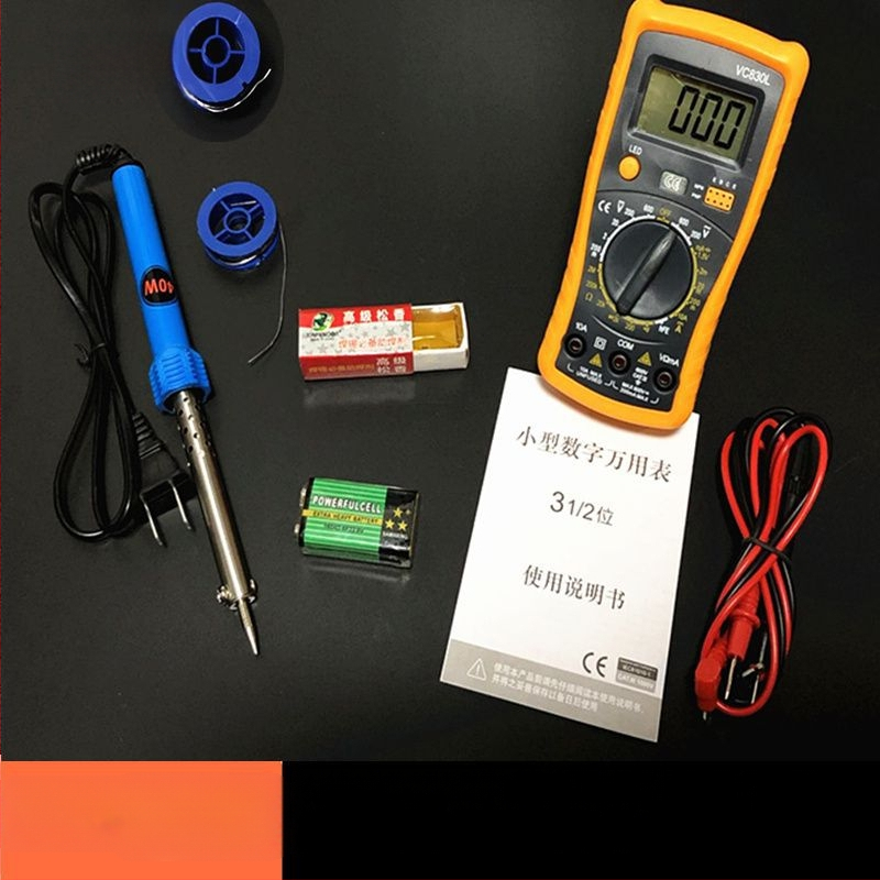 Lydmetinio komplektas su skaitmeniniu ekranu ir multimetras, namų remontui, prekės ženklas Unique