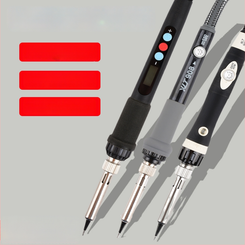 Namų naudojimui skirtas litavimo geležies rinkinys su termostatinio valdymo, reguliuojama temperatūra remontui ir litavimui — litavimo srovė, galia, prekės ženklas