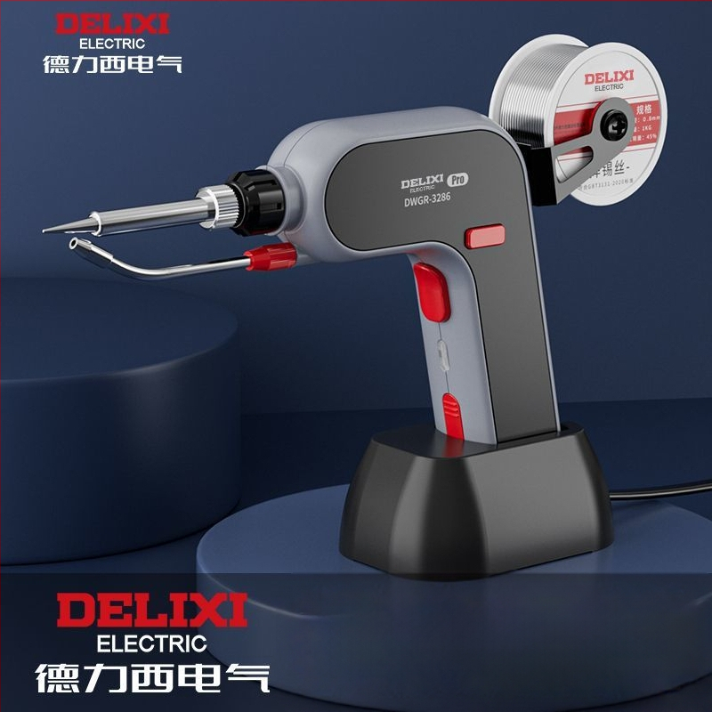 Automatinė litavimo pistolė – galinga, namų naudojimui, kompaktiškas įrankis (vidinis šildymas; Prekės ženklas Unique)