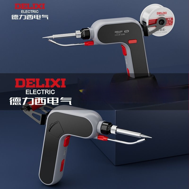 Automatinė litavimo pistolė – galinga, namų naudojimui, kompaktiškas įrankis (vidinis šildymas; Prekės ženklas Unique)