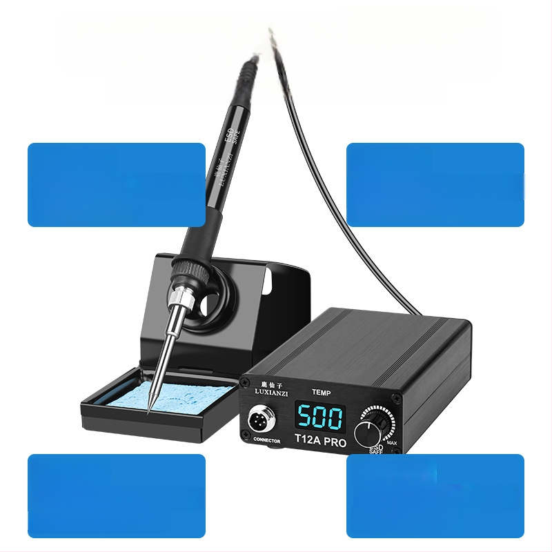 T12 litavimo stotis su skaitmeniniu ekranu, didelė galia, reguliuojama temperatūra, mobiliojo telefono remontui