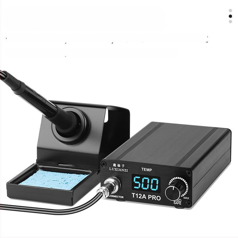 T12 litavimo stotis su skaitmeniniu ekranu, didelė galia, reguliuojama temperatūra, mobiliojo telefono remontui