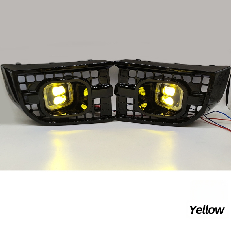 Land Rover Defender/Guardian rūko žibintas su angeliškais akimis – ABS+LED, 12V, IP67, 800lm, 6000K