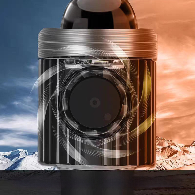 LED prednje svjetlo za motocikl s ugrađenom fisheye lećom, dvostruka hvataljka, H4 dvostruki snop