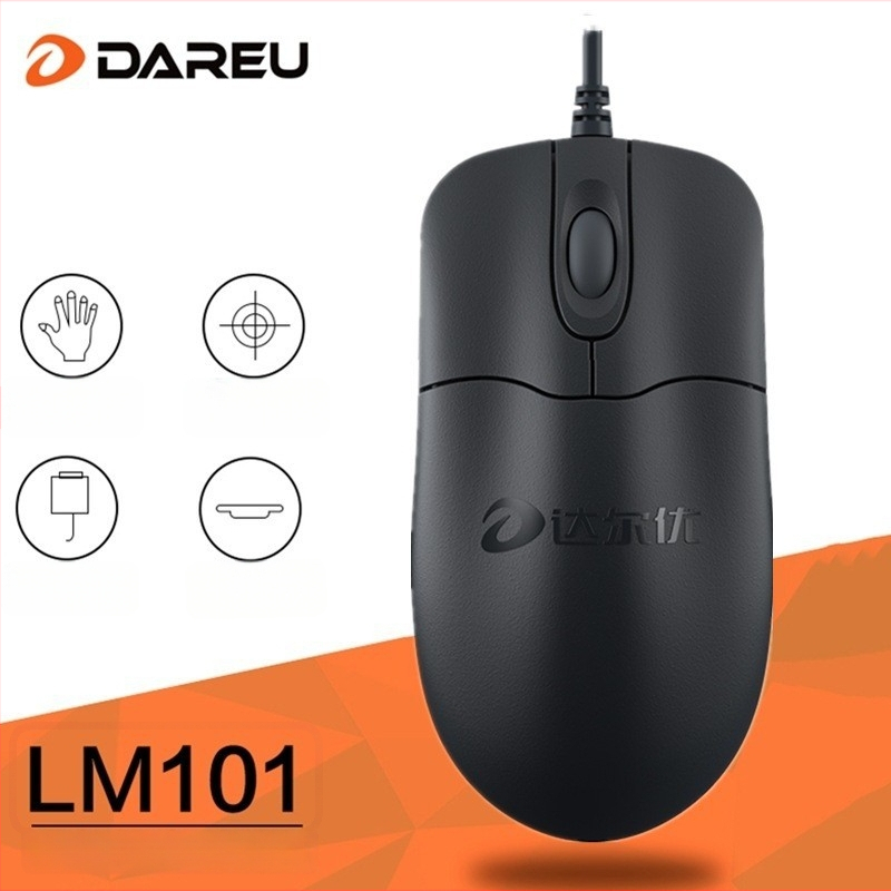 Optinė USB laidinė pelė, 1600 DPI, 3 mygtukai