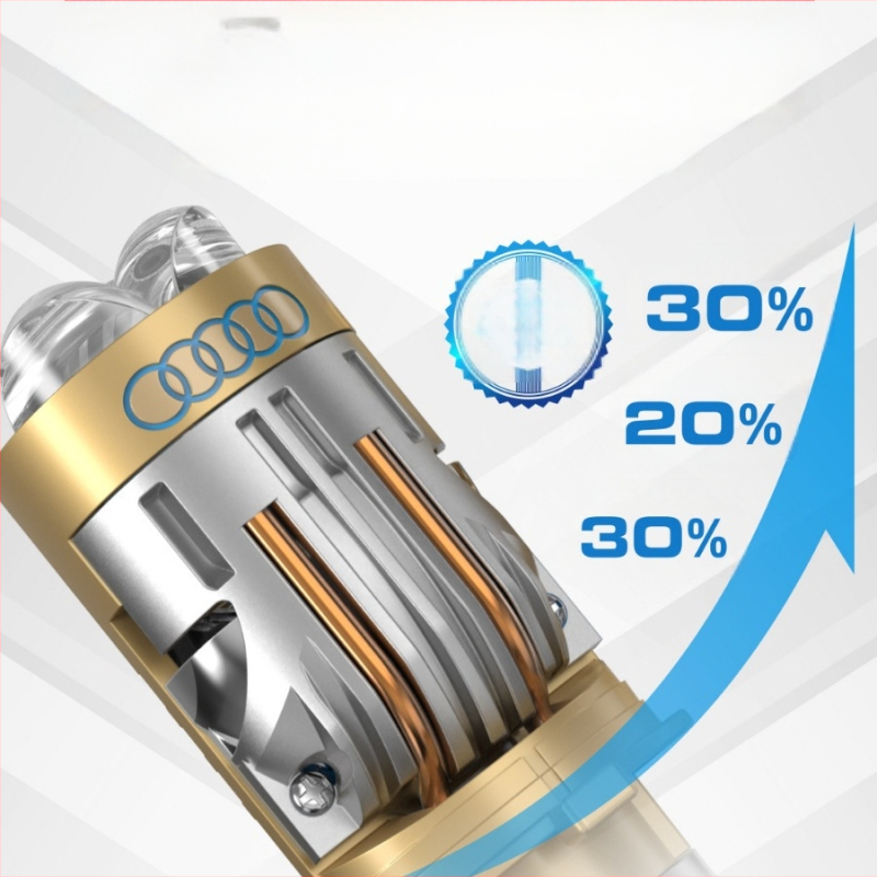 H4 LED esi- ja kaugvalgustiga esilatern auto ja mootorratta jaoks, 70W, 8000LM