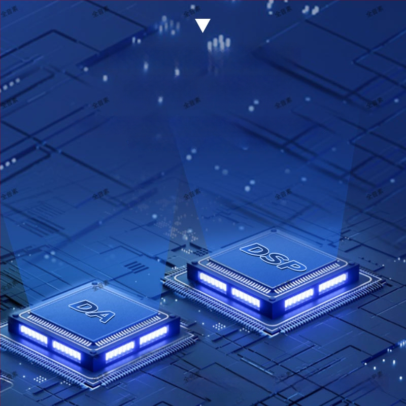 DSP automobilių garso stiprintuvas su integruotu žemų dažnių garsiakalniu ir aliuminio lydinio korpusu, svoris 2.95, įtampa 10-16V, SNR > 102 dB