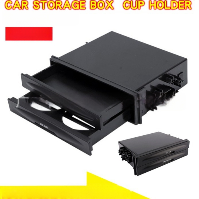 yelew CX-28 Automobilio garso įranga Daugiafunkcinė laikymo dėžutė pirštinių skyriui