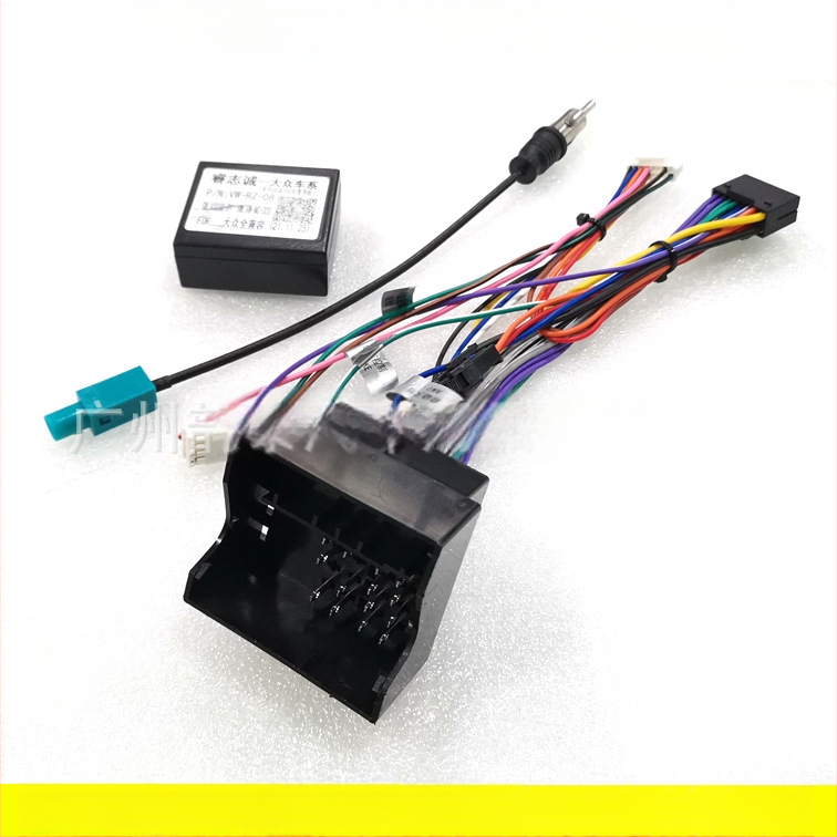 VW CANbus 16P jungtis Android navigacijai – VW-011, Grynas varis, Garso konvertavimas, Suderinama su VW aukšto/žemo modeliais