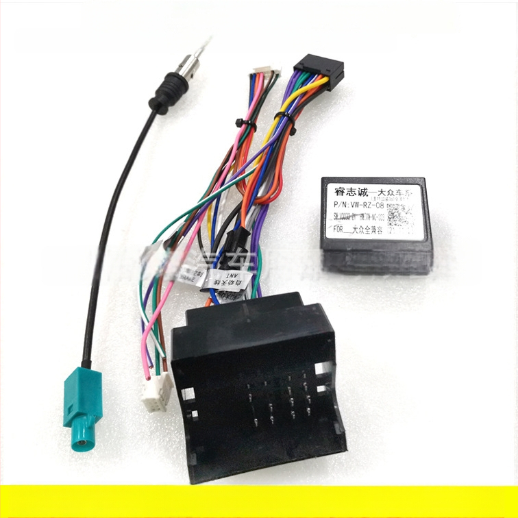 VW CANbus 16P jungtis Android navigacijai – VW-011, Grynas varis, Garso konvertavimas, Suderinama su VW aukšto/žemo modeliais