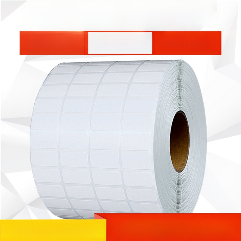 Dvipusiai lipni vario plokštės etiketė – blizgi paviršius, vandens pagrindu lipalas, storis 80 mm, taikoma elektronikai, maistui, medicinai, kosmetikai, drabužiams