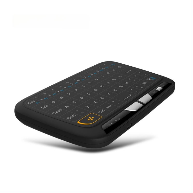 H18 Mini tastatūra ar bezvadu Air Mouse – 2.4G, USB, 1600 DPI, darbības attālums 20 m, svars 0,22 kg