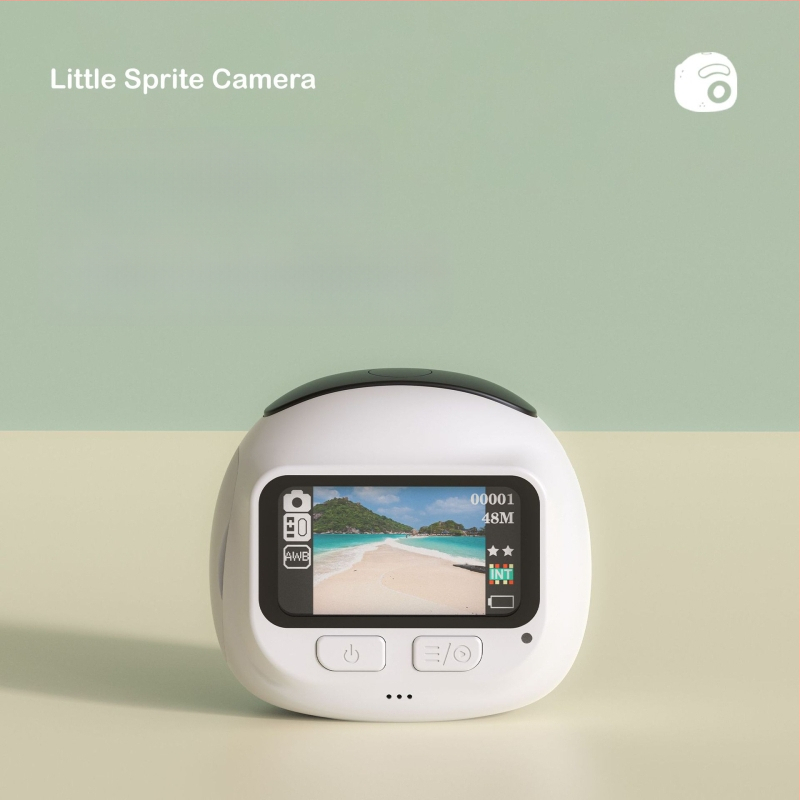 K15 Selfie kamera kampuso vlogui, 8MP CMOS, 1080P HD vaizdo įrašas, 1,47 colių LCD, USB 2.0, Elektroninis vaizdo stabilizavimas