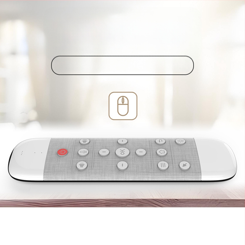 Air Mouse Q40 Bezvadu 2.4G ar balss vadību, divpusēja tastatūra, infrarētais skārienjūtīgais panelis, izgaismots tālvadības pults