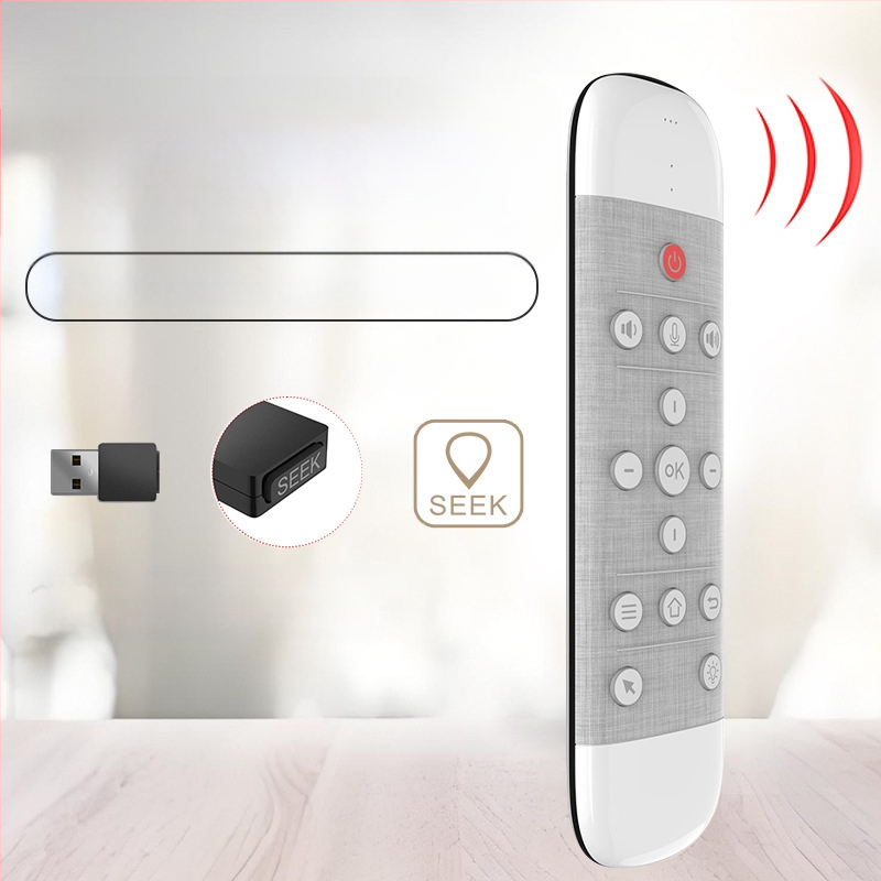 Air Mouse Q40 Bezvadu 2.4G ar balss vadību, divpusēja tastatūra, infrarētais skārienjūtīgais panelis, izgaismots tālvadības pults